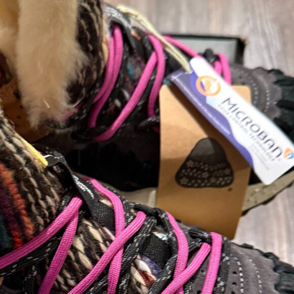 Flower Mountain Mori Mid Shearling Sneakers - Size EUR 38 - Size 7 - 7.5  NWT - Picture 10 of 16